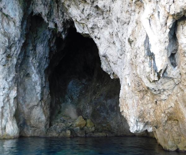 Enjoy the beauty of the sea caves